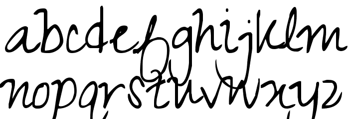 KG Zeyada Font LOWERCASE