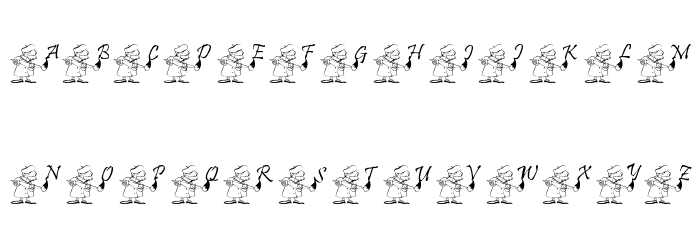 KGARTIST Font OTHER CHARS