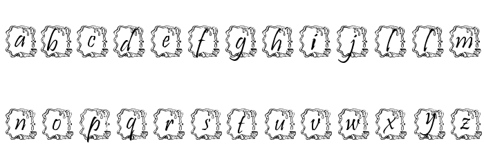 KGARTIST Font LOWERCASE