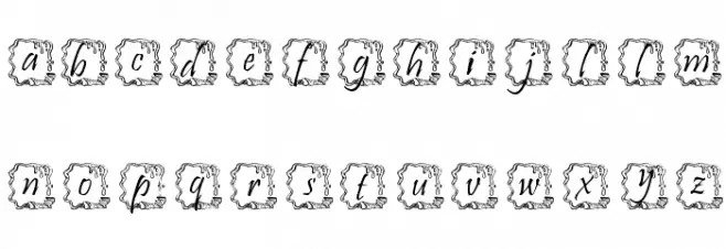 KGARTIST Font LOWERCASE