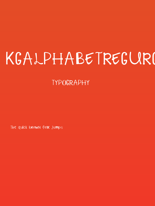 KGAlphabetRegurgitation Poster