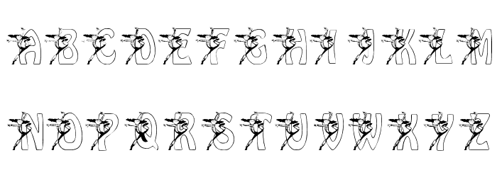 KGBALLET Font OTHER CHARS