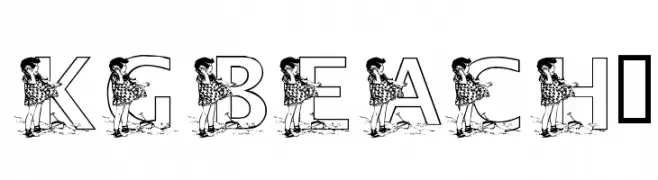 KGBEACH1  Frei Schriftart Herunterladen