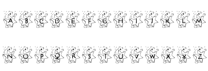 KGBEARS4 Font OTHER CHARS