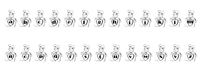 KGCHEF Font LOWERCASE