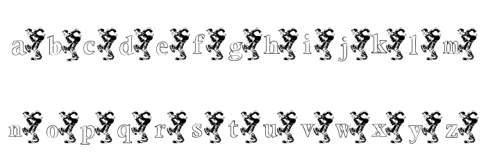 KGDANCE Font LOWERCASE