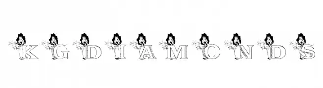 KGDIAMONDS  font caratteri gratis