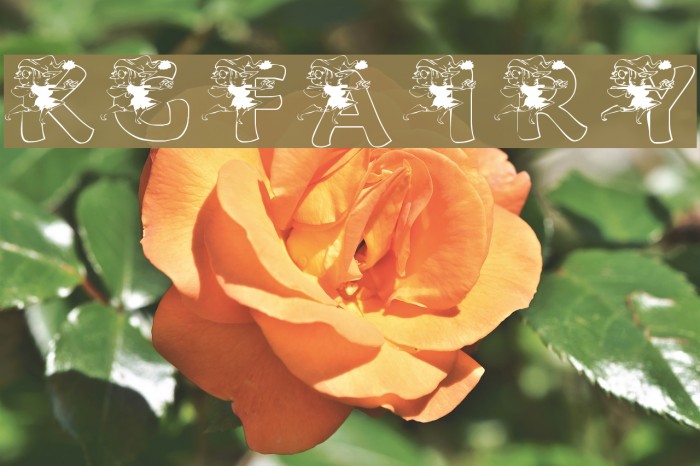 KGFAIRY Font examples