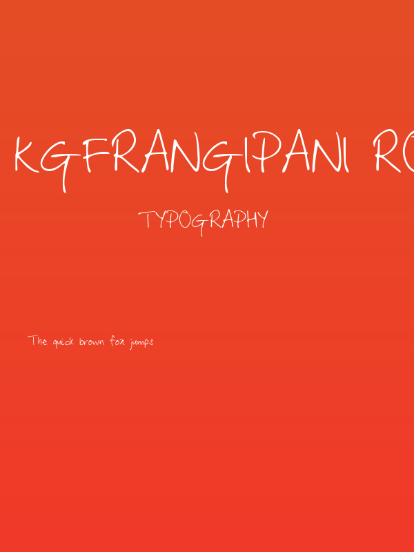 KGFrangipani Rose Poster