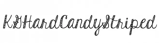 KGHardCandyStriped  नि: शुल्क फ़ॉन्ट्स डाउनलोड