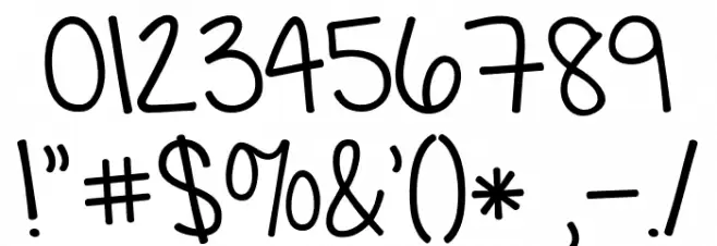 KGIWantCrazy Font OTHER CHARS