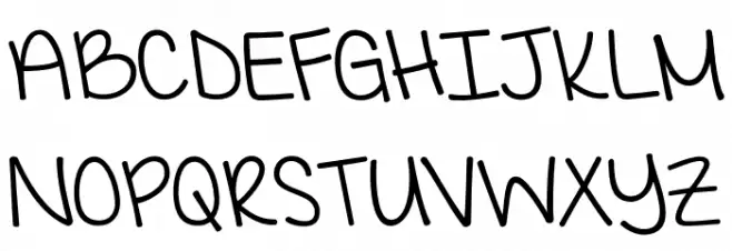 KGIWantCrazy Font Litere mari