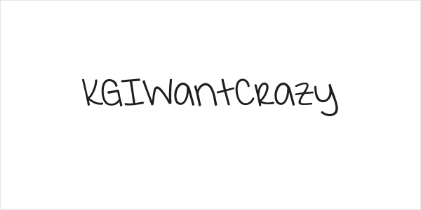 KGIWantCrazy Logo