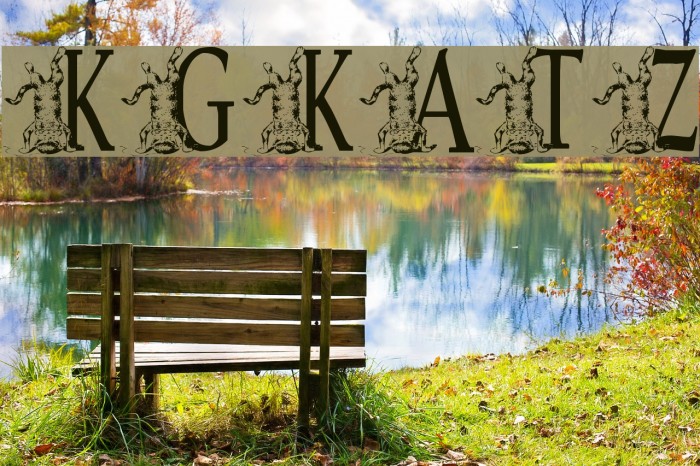 KGKATZ2 Font examples