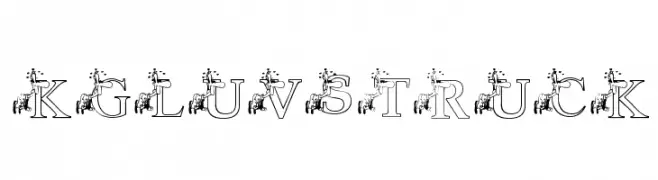 KGLUVSTRUCK  font caratteri gratis