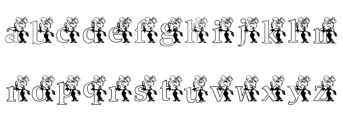 KGLUVSTRUCK Font LOWERCASE