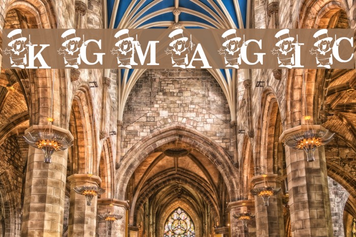 KGMAGIC Font examples