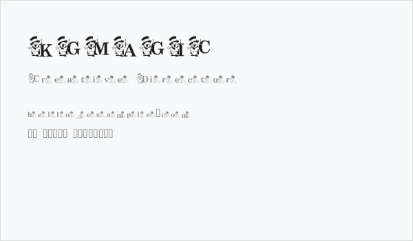 KGMAGIC Business Card