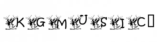 KGMUSIC1  Frei Schriftart Herunterladen