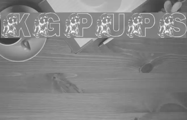 KGPUPS Font examples
