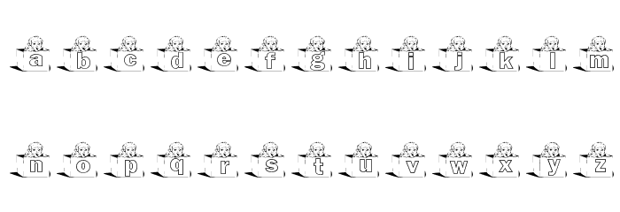 KGPUPS Font LOWERCASE