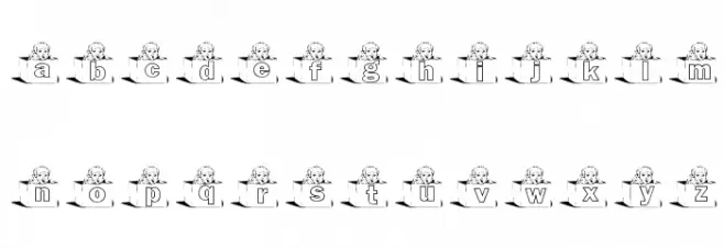 KGPUPS Font LOWERCASE