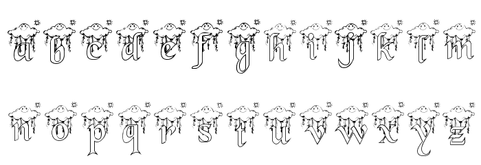 KGRAIN2 Font LOWERCASE