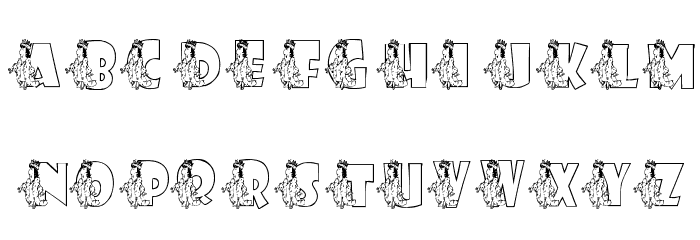 KGROYALITY Font LOWERCASE