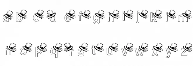 KGSTPAT2 字体 小写