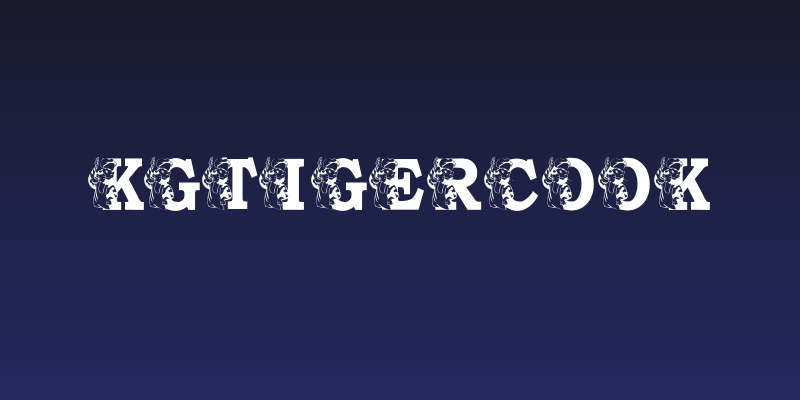 KGTIGERCOOK Social Header