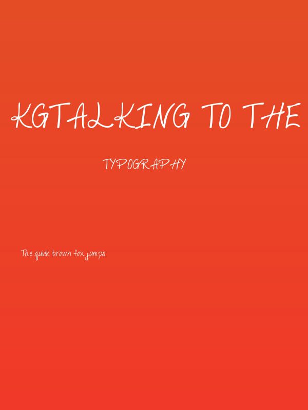 KGTalking to the Moon Poster