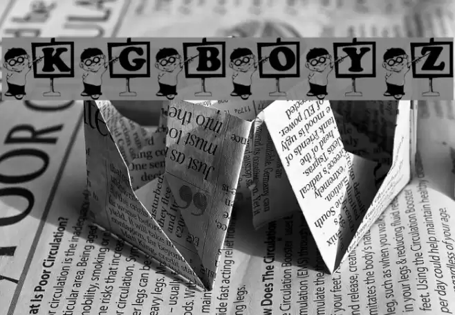 KG_BOYZ Font examples