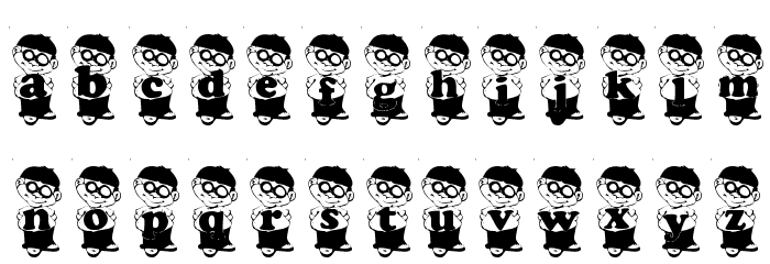 KG_BOYZ Font LOWERCASE