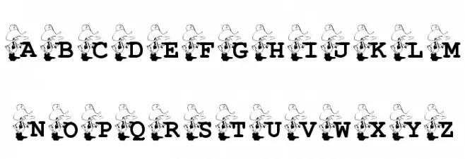 KG_DUCKZ Font OTHER CHARS