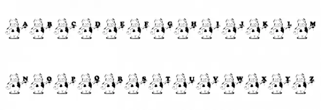 KG_PIGGIES フォント 大文字