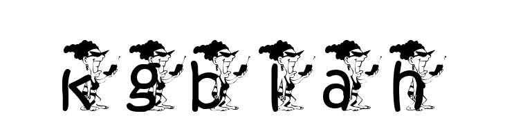 kgblah  Frei Schriftart Herunterladen
