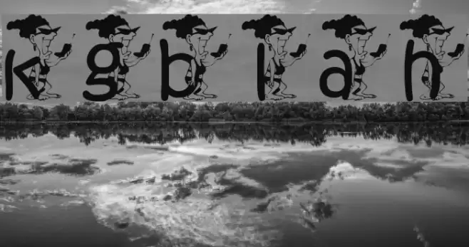 kgblah Font examples