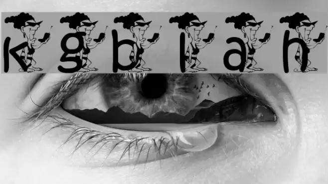 kgblah Font examples