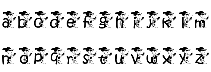 kgblah Font LOWERCASE