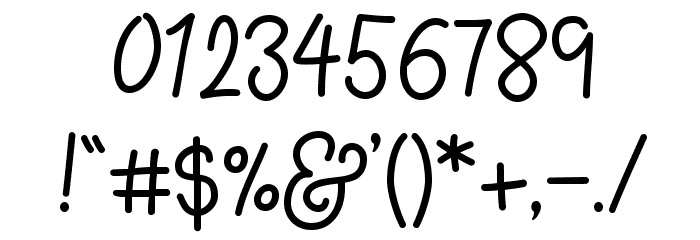 KH-Blackline-Script Medium Font OTHER CHARS
