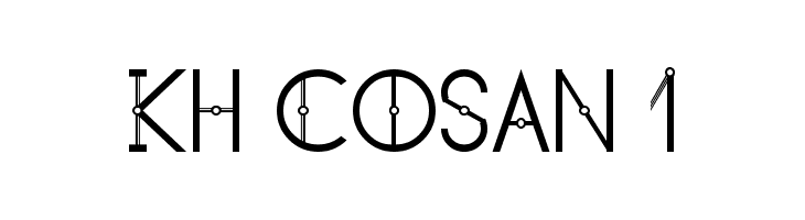 KH Cosan 1  フリーフォントのダウンロード