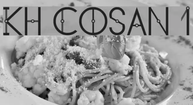 KH Cosan 1 Font examples