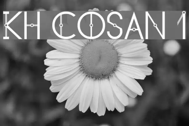 KH Cosan 1 Font examples