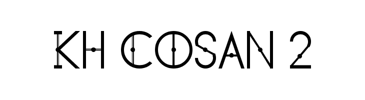 KH Cosan 2  Скачать бесплатные шрифты