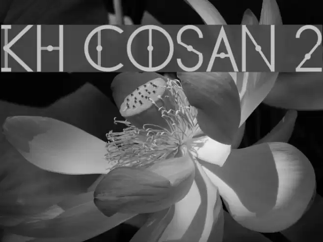 KH Cosan 2 Font examples