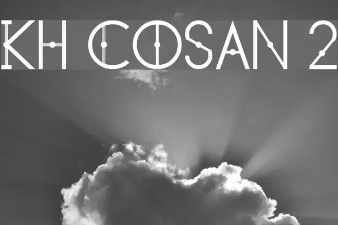 KH Cosan 2 Font examples