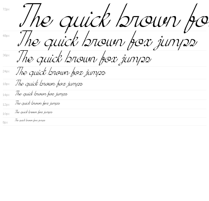 KH Erza Script Italic Waterfall