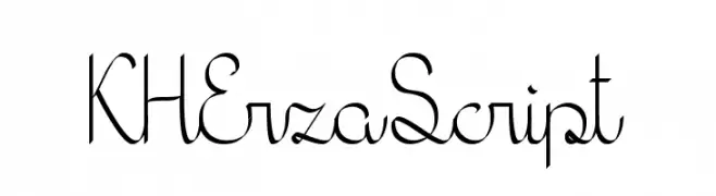 KH Erza Script  免费字体下载