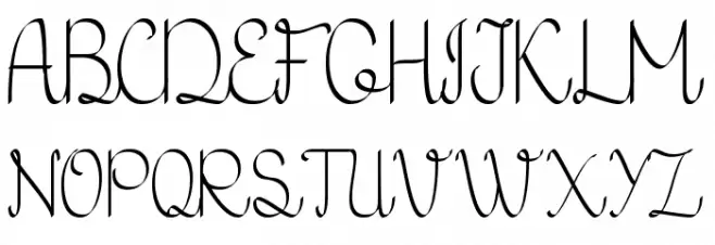 KH Erza Script Fonte MAIÚSCULAS