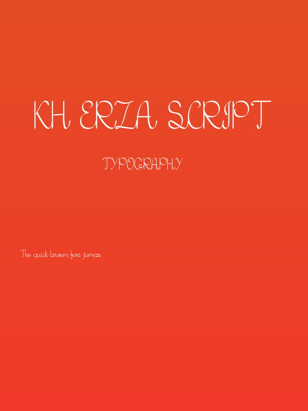 KH Erza Script Poster